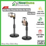 Giá Đỡ Điện Thoại Livestream - Kẹp Điện Thoại Để Bàn Đa Năng Có Thể Điều Chỉnh Xoay 360.