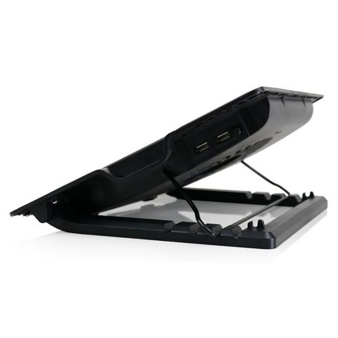 Đế Tản Nhiệt Laptop Máy Tính Macbook N99 2 Fan Có Led - Điều Chỉnh Nâng Hạ Độ Cao Hàng Chính Hãng