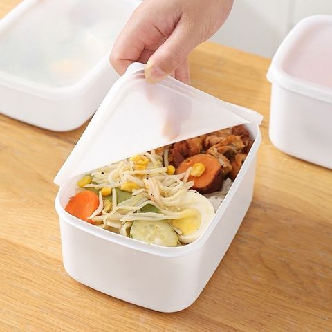 Hộp Nhựa Đựng Thực Phẩm Tủ Lạnh, Bảo Quản Thức Ăn Có Kèm Nắm Nắp Đậy An Toàn Tiện Lợi