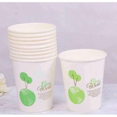 Combo 50 Cốc Giấy Cao Cấp Dùng 1 Lần 235ml Tiện Lợi An Toàn Hàng Nhập Khẩu.