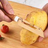 Dao Bào Đa Năng Kiwi Dao Nạo Gọt Củ Quả Inox Hai Lưỡi Hàng Chính Hãng Thái Lan.