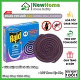 Hộp Nhang Muỗi Raid Hương Lavender, Tiêu Diệt Muỗi và Côn Trùng Hiệu Quả.