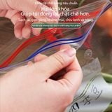 Hộp Túi Zip Đựng Thực Phẩm Kiểu Nhật - Túi Zipper Bọc Thức Ăn, Rau Củ, Quả, Bảo Quản Tủ Lạnh.