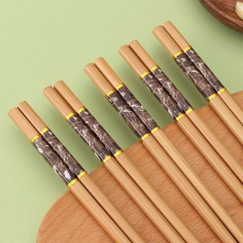 Set Hộp 10 Đôi Đũa Tre Vân Đá Hàng Xuất Nhật Cao Cấp
