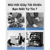 Chai Xịt Khử Mùi Giày Công Nghệ Bạc AG+ Dung Tích 260ml Khử Mùi Giày, Dép, Mũ Bảo Hiểm 24h