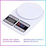 Cân Điện Tử SF - 400, Cân Tiểu Ly Mini 10kg Có Màn Hình LCD Dùng Cho Nhà Bếp.
