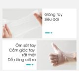 Hộp 100 Găng Tay Victoria Bay Nấu Ăn, Làm Bếp Siêu Dai Chất Liệu TPE Không Mùi Chống Nhăn