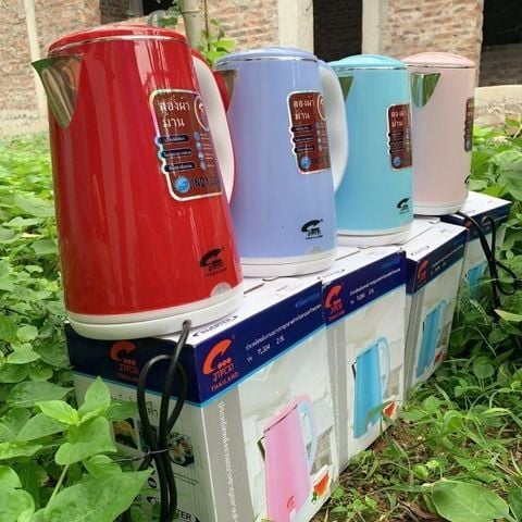 Ấm Đun Nước Siêu Tốc Thái Lan 2.5L Tự Động Ngắt Khi Đun Sôi Chống Nóng Chống Giật Tiết Kiệm Điện