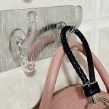 Vỉ Móc Dán Tường Chịu Lực 6 Móc Treo Đồ Đa Năng - Miếng Dán Siêu Dính Chịu Lực 10kg.
