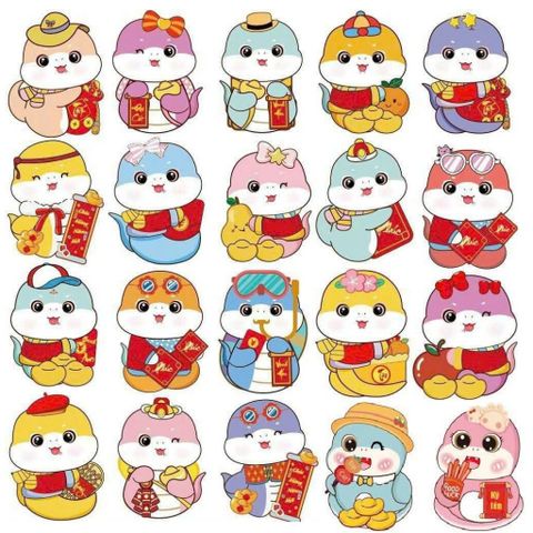 Bao Lì Xì Chipi, Bộ Lì Xì Tết Hoạt Hình Phong Cách Chipi Siêu Dễ Thương Chất Liệu Phản Quang Cao Cấp