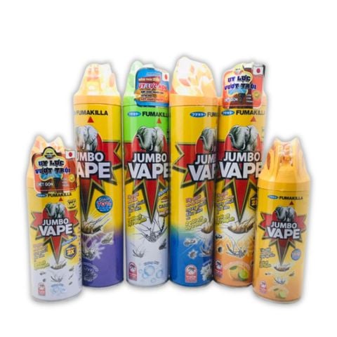Bình Xịt Muỗi & Côn Trùng JUMBO 600ml - Không Mùi Hôi Khó Chịu, An Toàn Hiệu Quả.