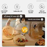 Giấy Nến Lót Nồi Chiên Không Dầu Chịu Nhiệt Cao Nướng Thực Phẩm Nướng Bánh Thấm Dầu.