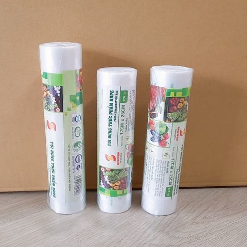 Set 3 Cuộn Túi Đựng Thực Phẩm Tự Hủy Sinh Học Sài Gòn Green.