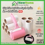 Cây Lăn Bụi Làm Sạch Quần Áo, Ga Giường, Sofa, Lông Chó Mèo Kèm 2 Lõi Lăn Bụi Dự Phòng