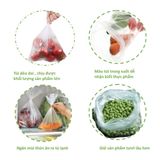 Set 3 Cuộn Túi Đựng Thực Phẩm Tự Hủy Sinh Học Sài Gòn Green.