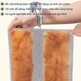 Khăn Rửa Chén Dây Kim Loại 2 Lớp - Cọ Rửa Xoong Nồi Tiện Lợi Không Bào Mòn.