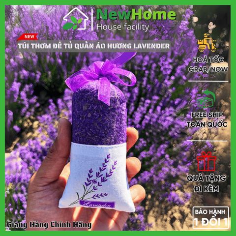 Túi Thơm Tủ Quần Áo Với Hương Lavender Tự Nhiên và Dễ Chịu Giúp Khử Mùi, Giảm Stress.