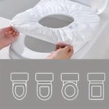 Miếng Lót Bồn Cầu Toilet Vải Không Dệt Dùng Một Lần Tiện Dụng Khi Đi Du Lịch.