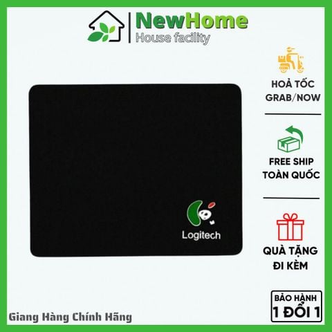Lót Chuột Logitech Cho Máy Tính - Laptop Có Đệm Cao Su Chống Trượt