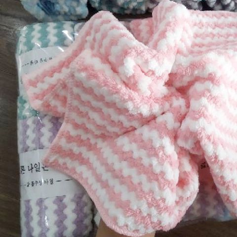 Khăn Mặt Cotton, Khăn Mặt Lông Cừu Đa Năng Hàn Quốc Siêu Mềm Mịn 30x50cm