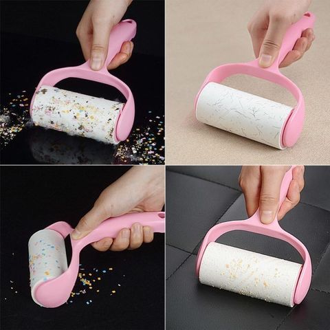 Cây Lăn Bụi Làm Sạch Quần Áo, Ga Giường, Sofa, Lông Chó Mèo Kèm 2 Lõi Lăn Bụi Dự Phòng