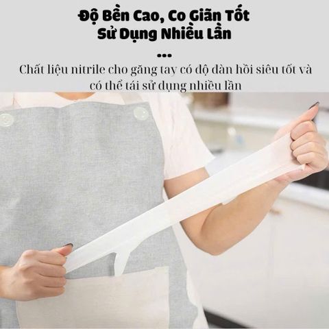 Gói 30 Găng Tay Cao Su Nấu Ăn, Làm Bếp - Hàng Nội Địa Trung Cao Cấp Siêu Dai.