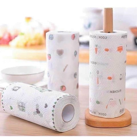 Cuộn Khăn Giấy Lau Nhà Bếp Đa Năng Có Thể Tái Sử Dụng Nhiều Lần - Tiện Dụng, Tiết Kiệm Chi Phí