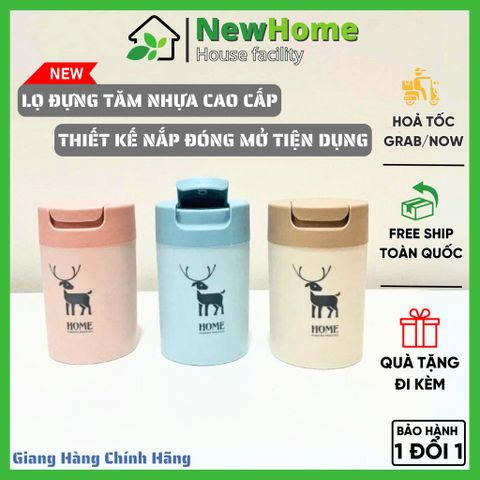 Lọ Đựng Tăm, Hạt Tiêu Bằng Nhựa Cao Cấp Thiết Kế Nắp Đóng Mở Tiện Dụng