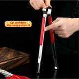 Kẹp Gắp Thức Ăn Bằng Inox Bọc Nhựa Chống Nóng Cao Cấp, Gắp Đồ Nướng - Chiên Đồ Ăn Tiện Lợi.
