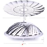 Vỉ Hấp, Xửng Hấp Đồ Xôi - Để Ráo Nước Trái Cây Chất Liệu Inox Cao Cấp Xếp Gọn Tiện Lợi.