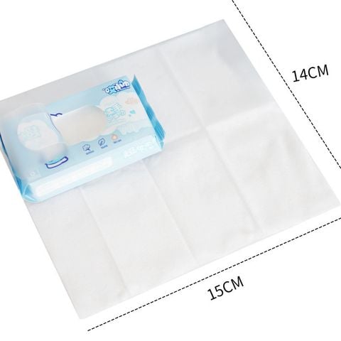 Bịch 8 Gói Khăn Giấy Ướt Mini Bỏ Túi Tiện Dụng Bằng Vải Không Dệt Cao Cấp (64 khăn)