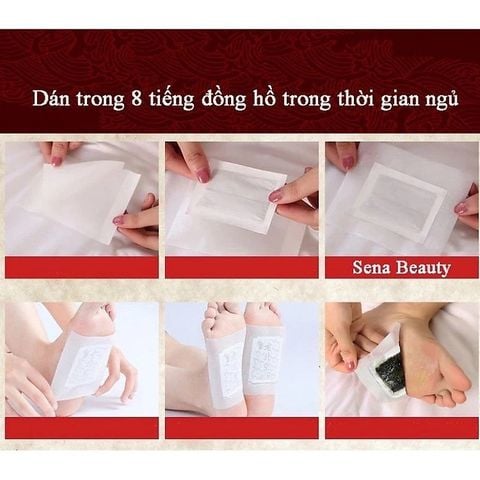 50 Miếng Dán Chân Thải Độc Ông Lão Bắc Kinh Giúp Ngủ Ngon, Thải Độc, Cân Bằng Sức Khỏe.