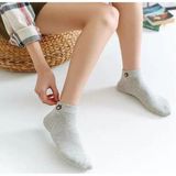 Set 10 Đôi Tất Vớ Nữ Cổ Ngắn Nhiều Màu Hình Gấu Kute Tặng Kèm Túi Rút Tiện Lợi.