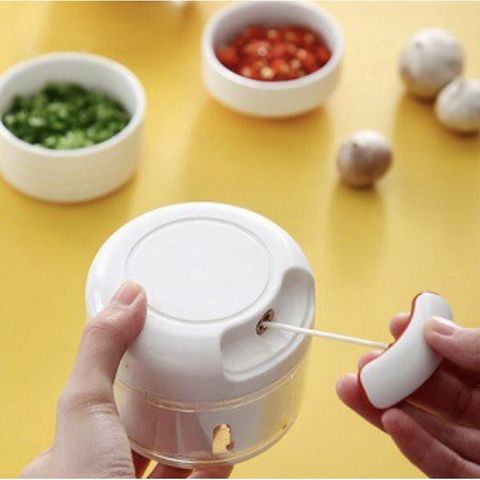 Dụng Cụ Xay Hành Tỏi Ớt Cầm Tay Tiện Lợi Cho Chị Em Nội Trợ [Mẫu Mới]