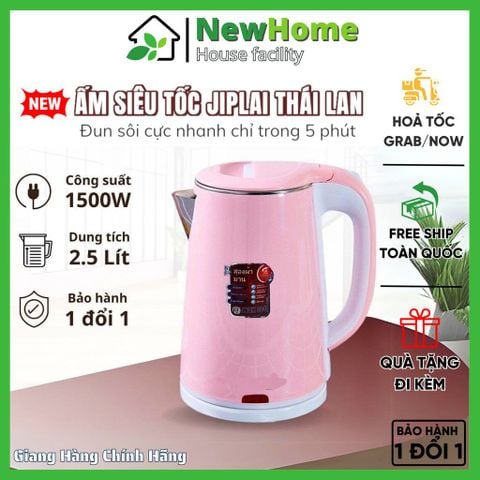 Ấm Đun Nước Siêu Tốc Thái Lan 2.5L Tự Động Ngắt Khi Đun Sôi Chống Nóng Chống Giật Tiết Kiệm Điện