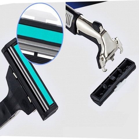 Combo Dao Cạo Râu Cho Nam Kèm 36 Lưỡi Dao Kép Thay Thế Siêu Bén - Siêu Tiết Kiệm.
