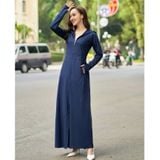 Áo Chống Nắng Toàn Thân Nữ Chất Vải Kim Cương Thoáng Khí - Tặng Kèm Khẩu Trang Vải.