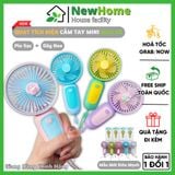Quạt Tích Điện Cầm Tay Mini Mùa Hè Có Dây Đeo - Mẫu Mới Siêu Mạnh Có Thể Sạc Lại.