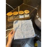 Khăn Lau Bếp Sợi Than Tre 2 Mặt Đa Năng Siêu Thấm Hút Lau Sạch Mọi Vết Dơ - Dầu Mỡ.