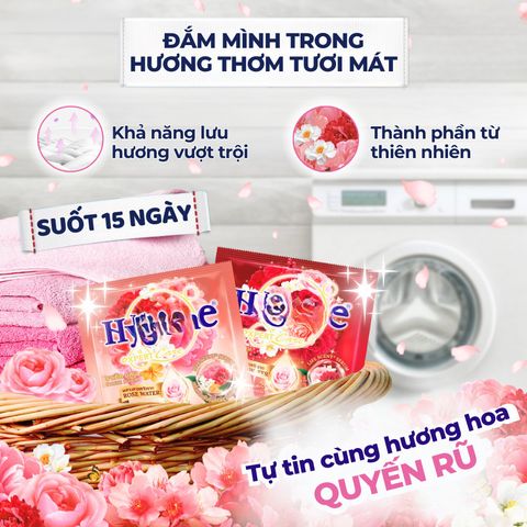Nước Xả Thái Lan Giặt Xả Vải - Quần Áo Siêu Đậm Đặc Mềm Vải Gói 20ml