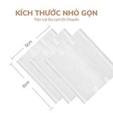 Bông Tẩy Trang Cotton Hai Mặt Dùng Một Lần 3 Lớp Siêu Mềm Hàng Nhập Khẩu [Set 222 Miếng]