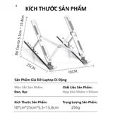 Giá Đỡ Cho Laptop - Máy Tính Bảng Bằng Hợp Kim Nhôm Điều Chinh Được Độ Cao và Xếp Gọn Tiện Lợi
