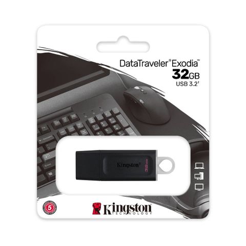 USB Máy Tính 32GB/64GB/128GB, USB Kingston DataTraveler 3.2 Tốc Độ Cao