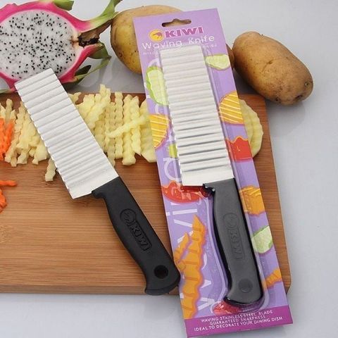 Dao Cắt Lát Sóng Củ Quả Kiwi - Dao Cắt Tạo Hình Lượn Sóng Trang Trí đẹp Mắt Cho Thực Phẩm