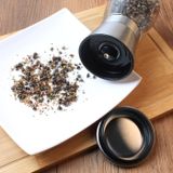 Dụng Cụ Xay Tiêu Cầm Tay Thủy Tinh Đa Năng Thân Máy Inox Lưỡi Xay Gốm Cao Cấp.