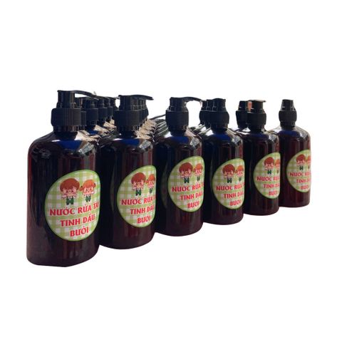 Nước Rửa Tay NewHome Hương Bưởi, Xà Phòng Rửa Tay Chiết Xuất Từ Bưởi Thiên Nhiên 500Ml