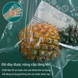 Hộp Túi Zip Đựng Thực Phẩm Kiểu Nhật - Túi Zipper Bọc Thức Ăn, Rau Củ, Quả, Bảo Quản Tủ Lạnh.
