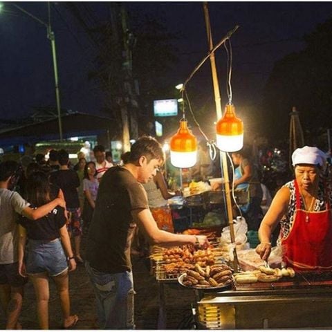 Bóng Đèn Tích Điện Siêu Sáng Công Nghệ Led Tiết Kiệm Điện - Có Móc Treo Tiện Lợi Công Suất 150W.