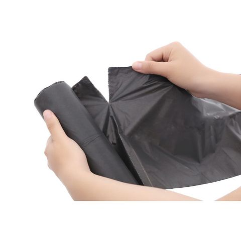 Combo 3 Cuộn Túi Rác Tự Phân Hủy - Bao Rác Đen Size Lớn