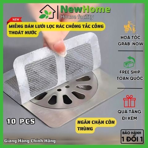 Miếng Lưới Lọc Rác Chống Tắc Cống Thoát Nước Nhà Tắm Ngăn Côn Trùng.
